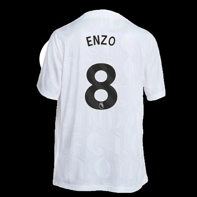 2025-2026 Chelsea Academy Pro Pre-Match Football Top (White) (Enzo 8) — Buy Now