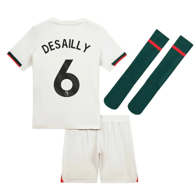 2025-2026 Chelsea Away Mini Kit (Desailly 6) — Buy Online