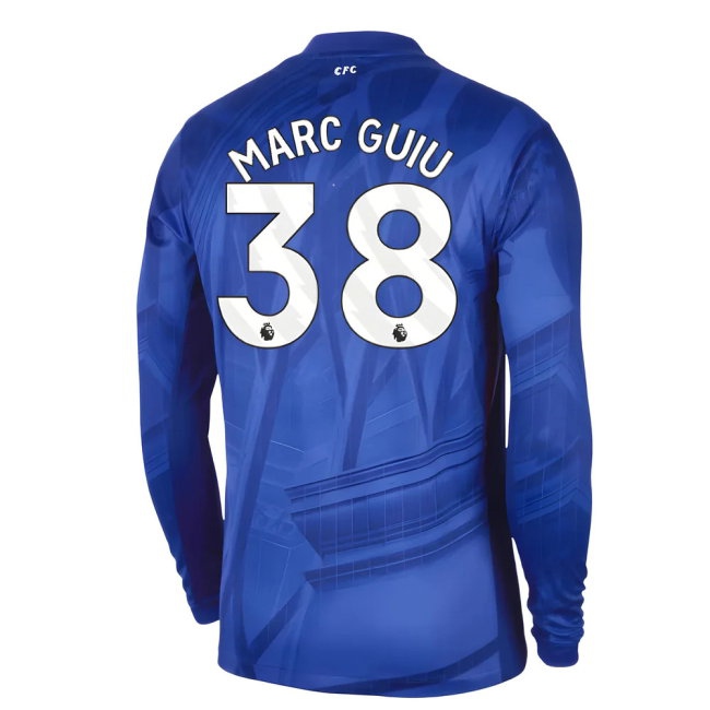 2025-2026 Chelsea Home Long Sleeve Shirt (Marc Guiu 38) — Buy Online