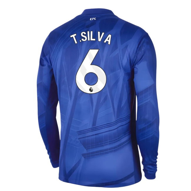 2025-2026 Chelsea Home Long Sleeve Shirt (T.Silva 6) — Buy Online
