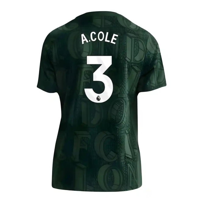 2025-2026 Chelsea Pre Match Shirt (Green) - Kids (A.Cole 3) — Shop Now