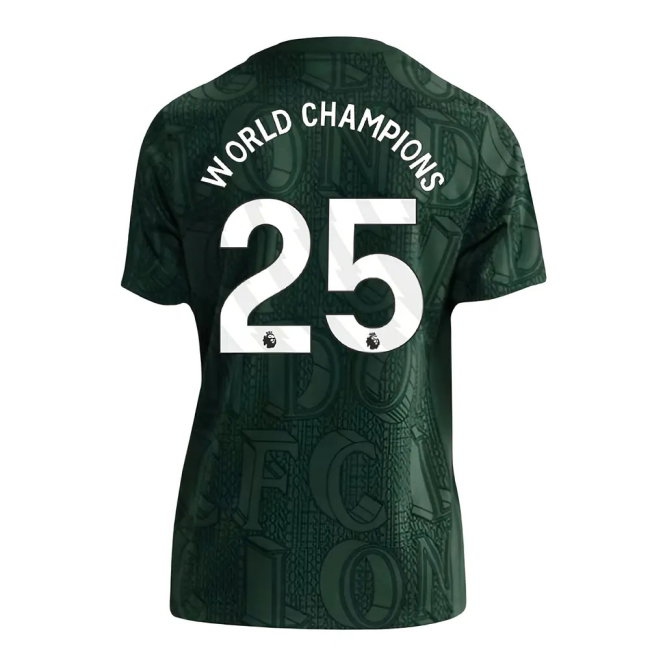 2025-2026 Chelsea Pre Match Shirt (Green) - Kids (World Champions 25)
