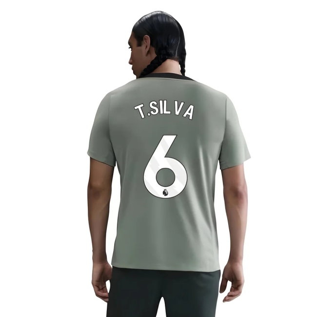 2025-2026 Chelsea Strike Training Shirt (Jade Green) (T.Silva 6) — Shop Now