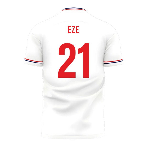 2025-2026 England Home Cross Concept Shirt (Libero) Adult Short Sleeve (Eze 21)