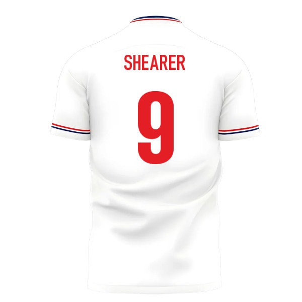 2025-2026 England Home Cross Concept Shirt (Libero) Adult Short Sleeve (Shearer 9)