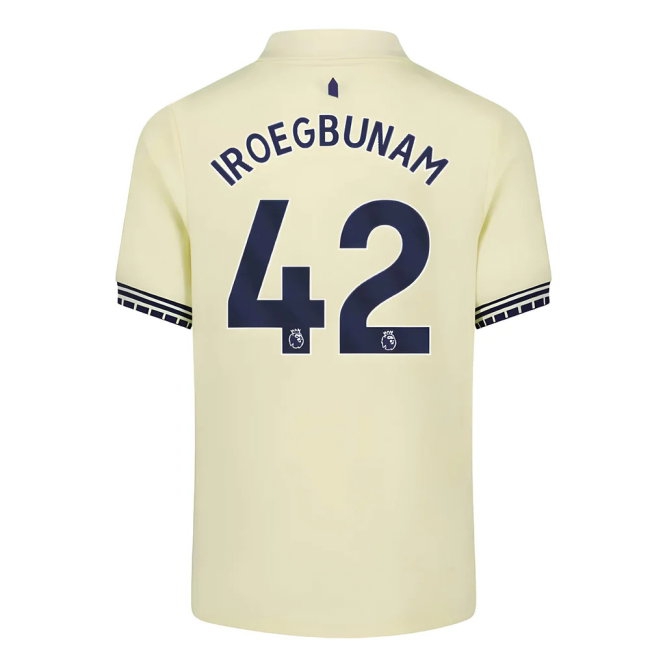 2025-2026 Everton Away Shirt - Kids (Iroegbunam 42) — Buy Online
