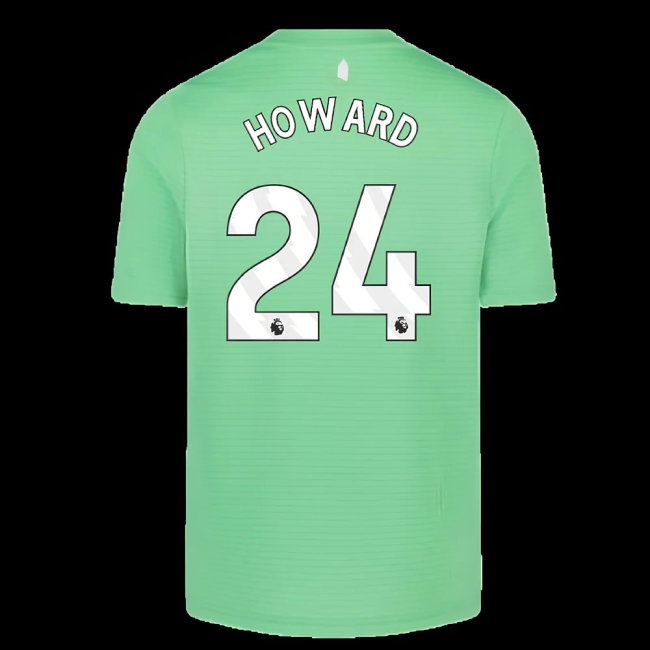 2025-2026 Everton Home Goalkeeper Shirt (Green) - Kids (Howard 24) — Buy Online