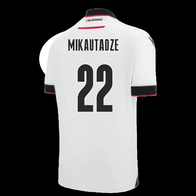 2025-2026 Georgia Home Shirt (Mikautadze 22) — Shop Now