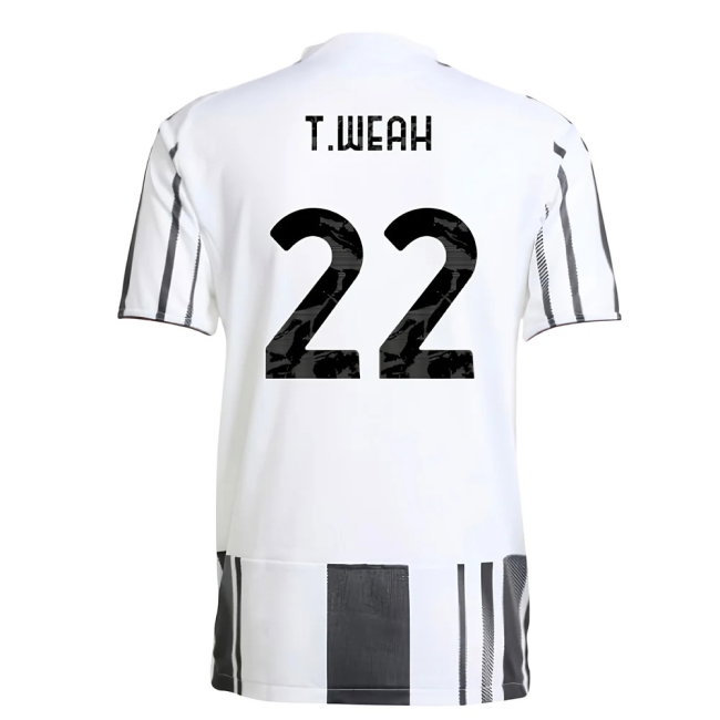 2025-2026 Juventus Player Version Home Shirt (T.Weah 22) — Shop Online
