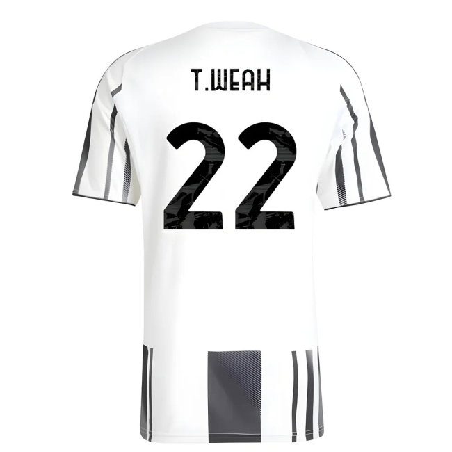 2025-2026 Juventus Home Shirt (T.Weah 22) — Buy Online