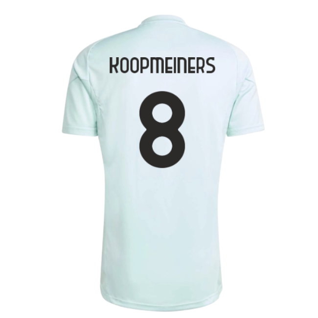 2025-2026 Juventus Training Jersey (Semi Flash Aqua) (Koopmeiners 8) — Buy Now