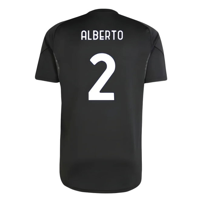 2025-2026 Juventus Training Shirt (Black) (Alberto 2) — Shop Now