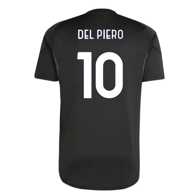 2025-2026 Juventus Training Shirt (Black) (Del Piero 10) — Buy Online
