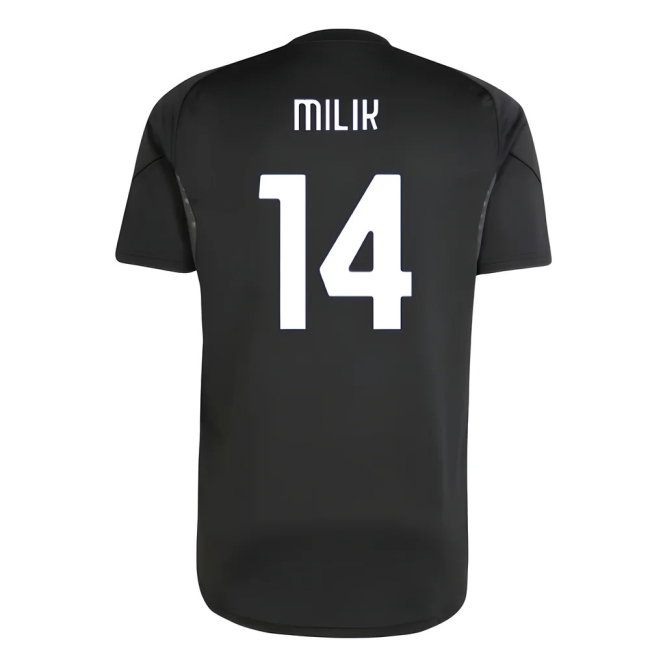 2025-2026 Juventus Training Shirt (Black) (Milik 14) — Buy Online