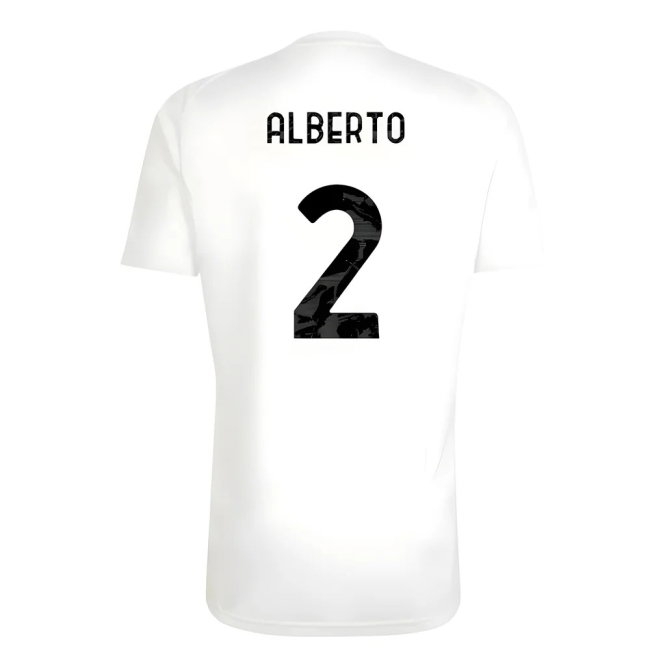 2025-2026 Juventus Training Shirt (White) (Alberto 2) — Shop Online
