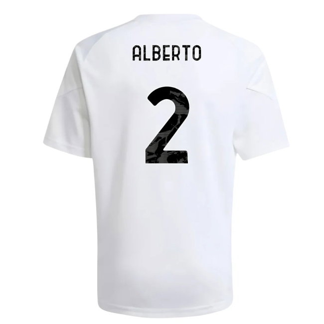 2025-2026 Juventus Training Shirt (White) - Kids (Alberto 2) — Shop Online