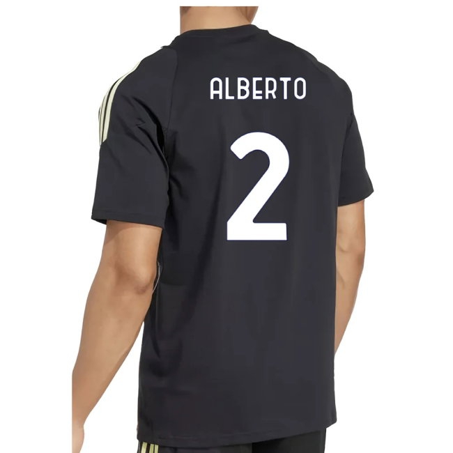 2025-2026 Juventus Training Tee (Black) (Alberto 2) — Buy Now