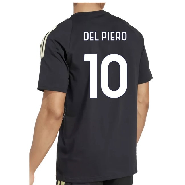 2025-2026 Juventus Training Tee (Black) (Del Piero 10) — Shop Now