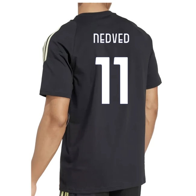 2025-2026 Juventus Training Tee (Black) (Nedved 11) — Buy Now