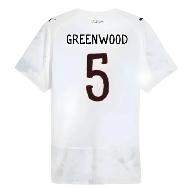 2025-2026 KIDSUPER x Manchester City CWC Player Version Shirt (White) (Greenwood 5) — Shop Online