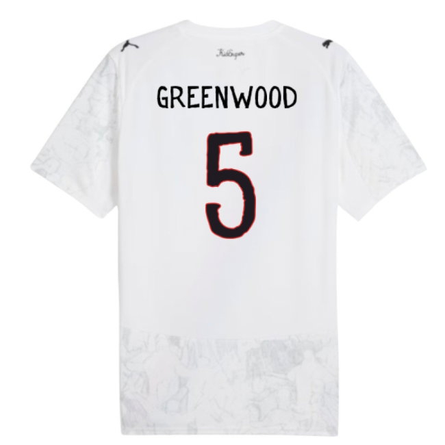 2025-2026 KIDSUPER x Manchester City CWC Shirt (White) (Greenwood 5) — Buy Online