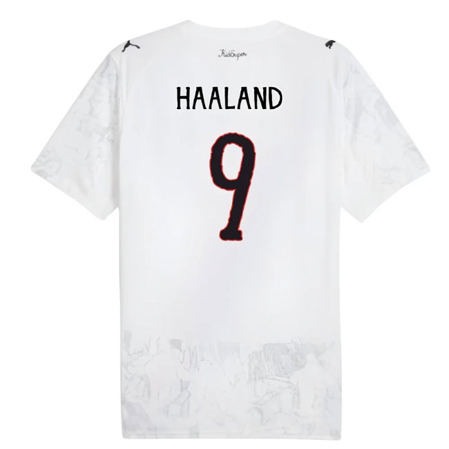 2025-2026 KIDSUPER x Manchester City CWC Shirt (White) (Haaland 9) — Buy Online