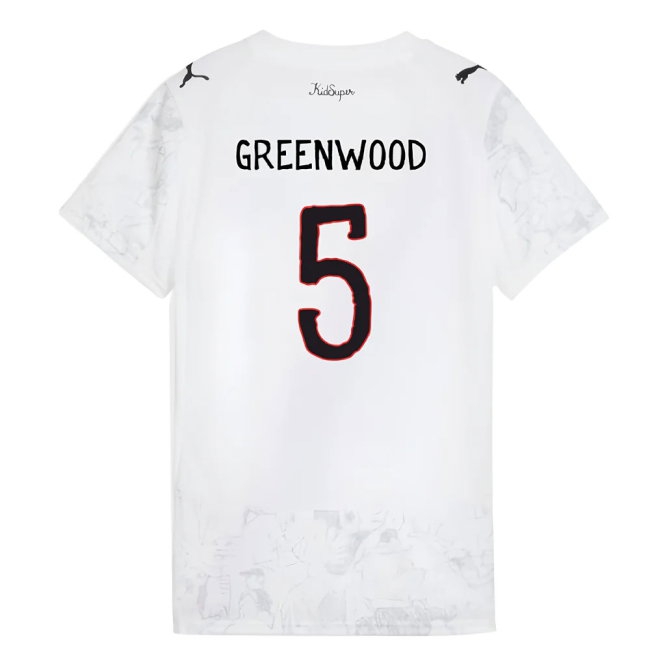 2025-2026 KIDSUPER x Manchester City CWC Shirt (White) - Womens (Greenwood 5) — Buy Online