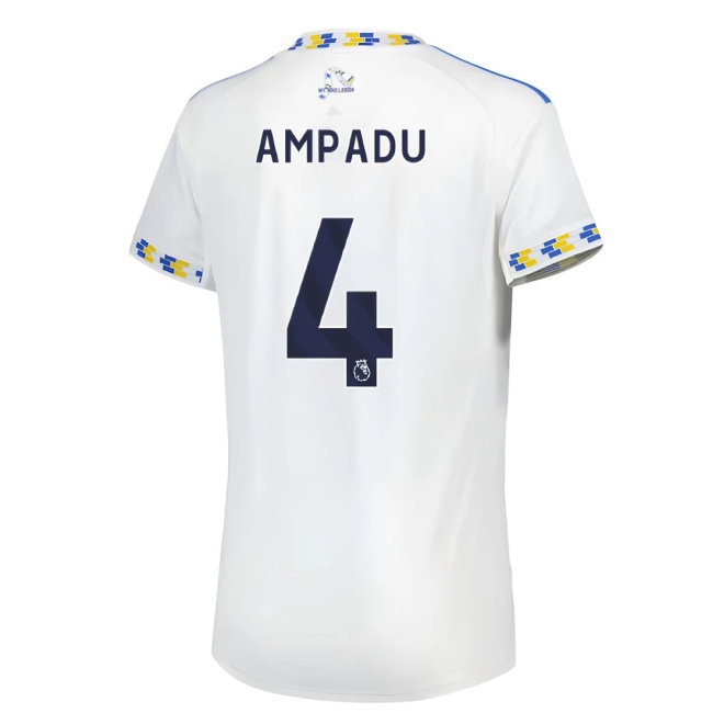 2025-2026 Leeds United Home Shirt (Womens) (Ampadu 4) — Shop Online