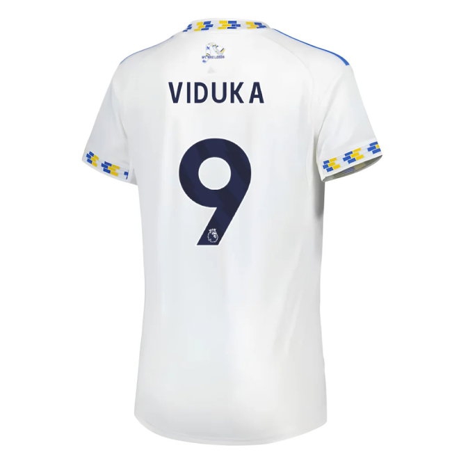 2025-2026 Leeds United Home Shirt (Womens) (Viduka 9) — Buy Online