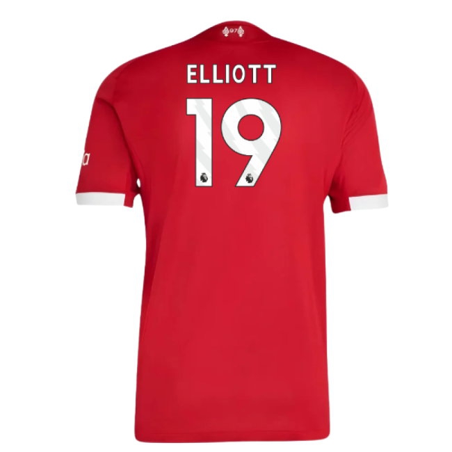 2025-2026 Liverpool match-style Home Shirt (Elliott 19)