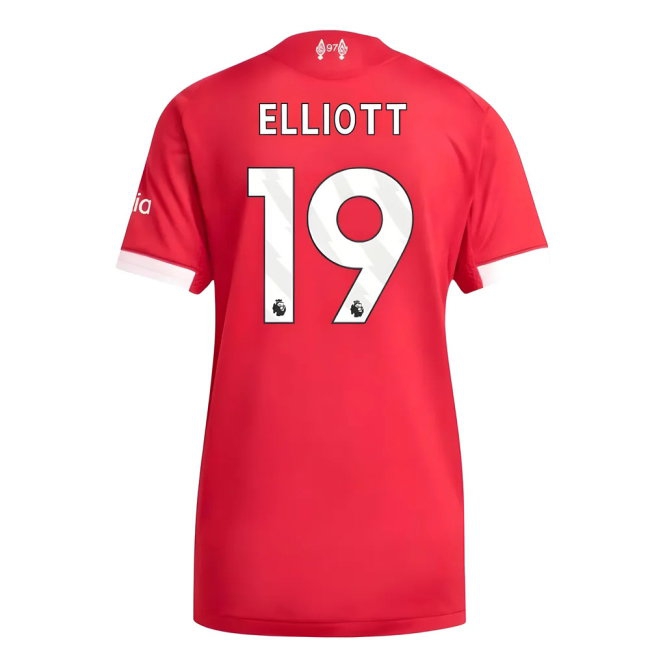 2025-2026 Liverpool match-style Home Shirt (Womens) (Elliott 19)