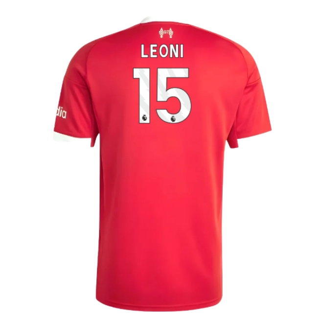 2025-2026 Liverpool Home Shirt (Leoni 15) — Buy Online