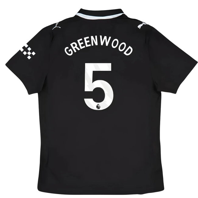 2025-2026 Man City Player Version Away Shirt (Greenwood 5) — Buy Online