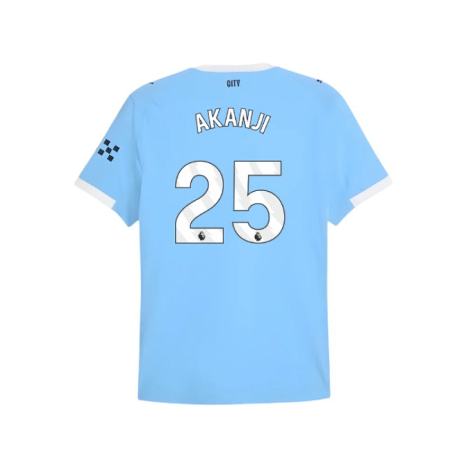 2025-2026 Man City Player Version Home Shirt (Akanji 25) — Shop Online
