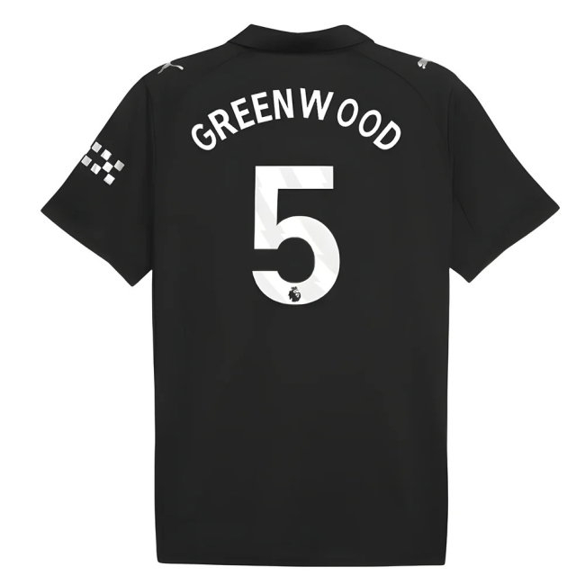2025-2026 Man City Away Shirt (Greenwood 5) — Shop Online