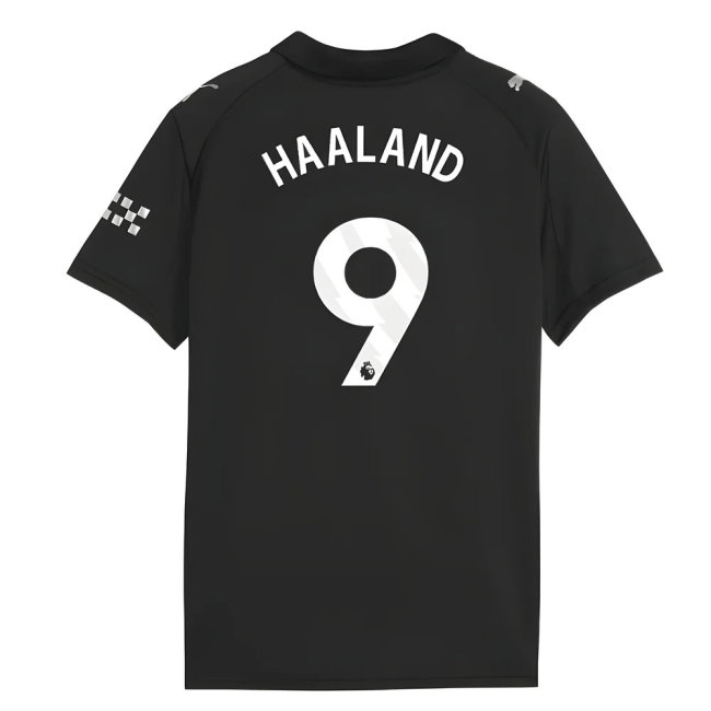 2025-2026 Man City Away Shirt (Kids) (Haaland 9) — Shop Online