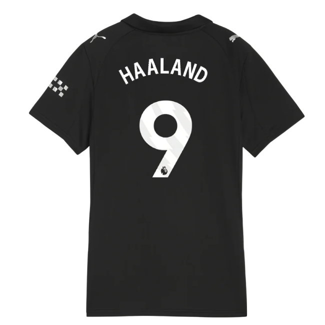 2025-2026 Man City Away Shirt (Womens) (Haaland 9) — Buy Online