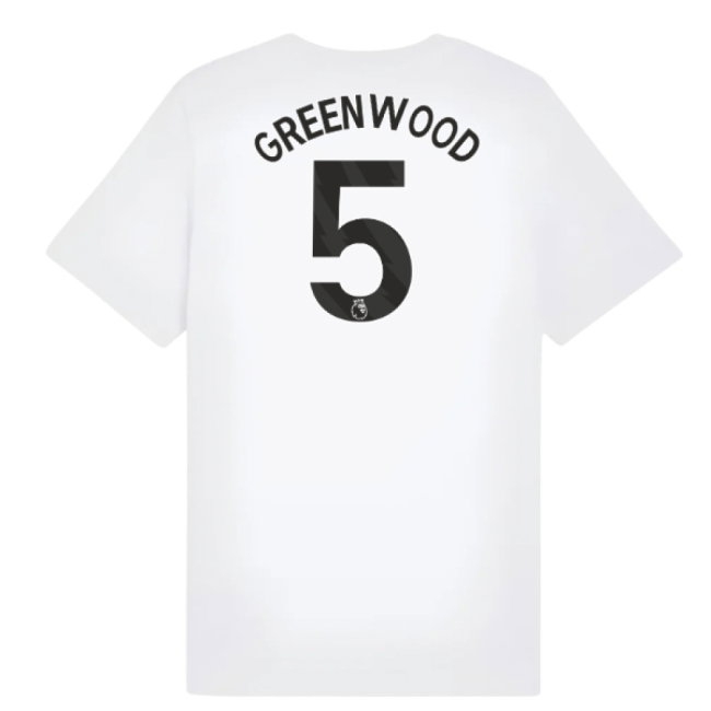 2025-2026 Man City FtblESS Tee (White) - Kids (Greenwood 5) — Shop Now