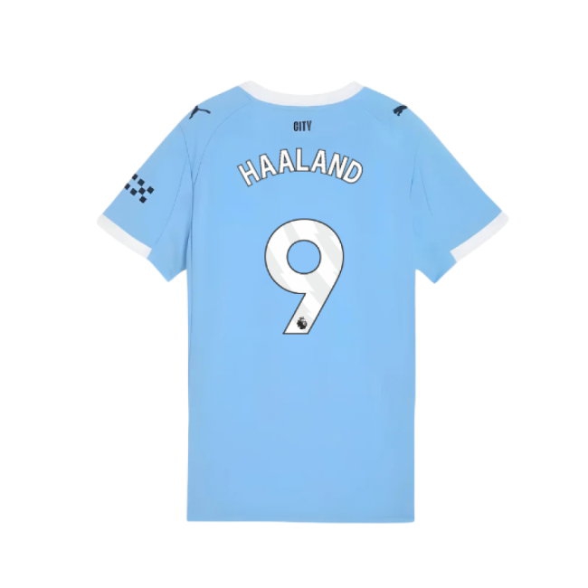 2025-2026 Man City Home Shirt (Womens) (Haaland 9) — Buy Now