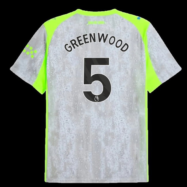 2025-2026 Man City Third Shirt (Greenwood 5) — Shop Now