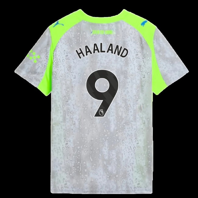 2025-2026 Man City Third Shirt (Kids) (Haaland 9) — Buy Online