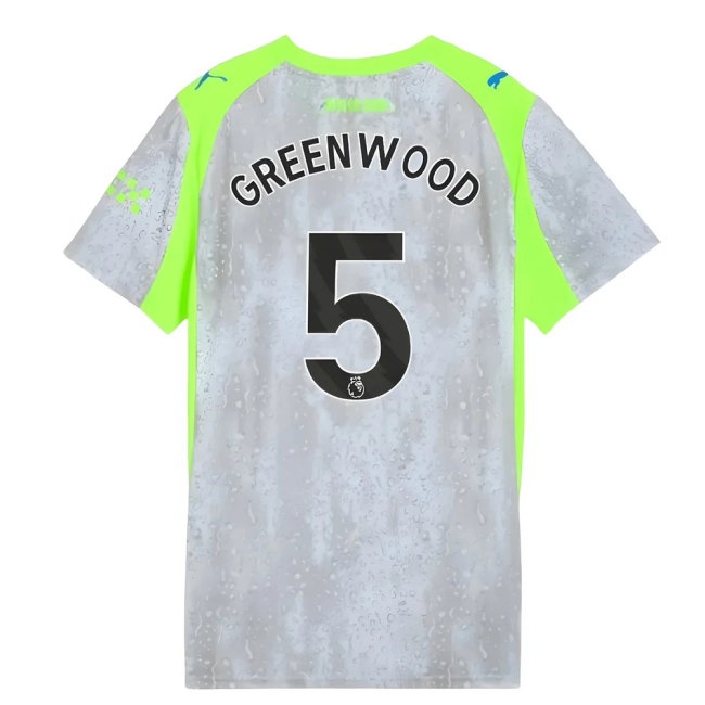 2025-2026 Man City Third Shirt (Womens) (Greenwood 5) — Buy Online