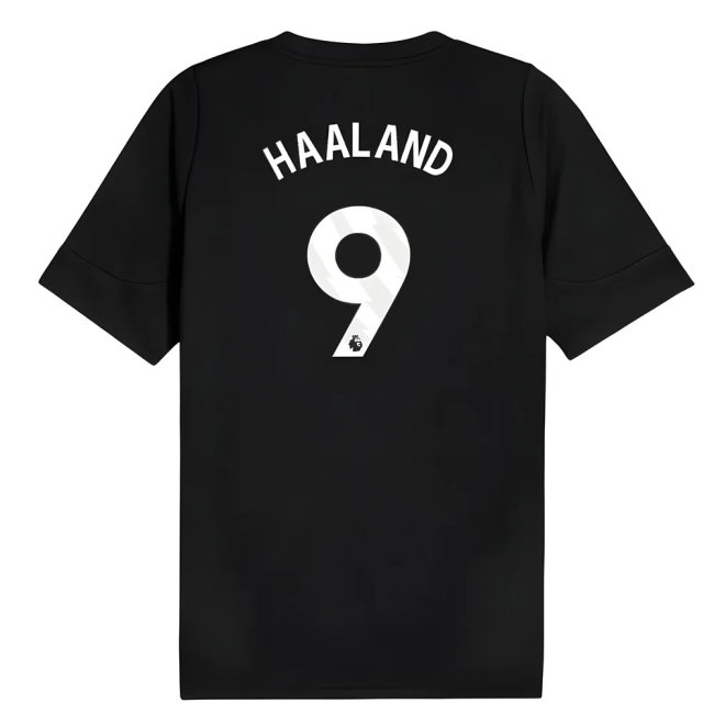 2025-2026 Man City Training Jersey (Black) (Haaland 9) — Shop Online