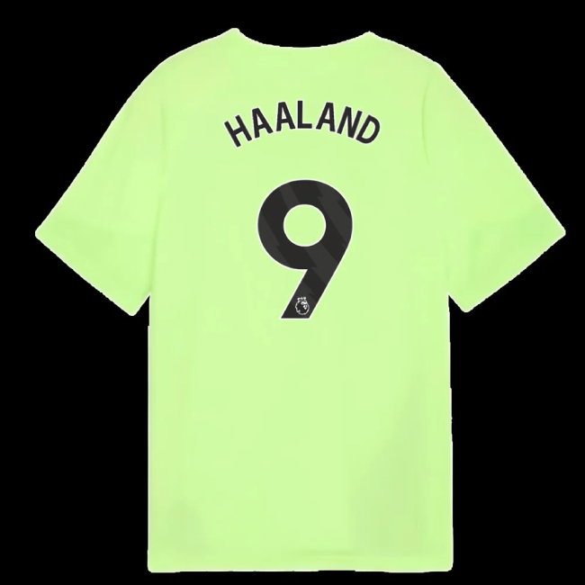 2025-2026 Man City Training Jersey (Fizzy Apple) - Kids (Haaland 9) — Shop Now
