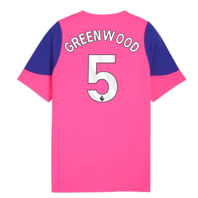 2025-2026 Man City Training Jersey (Fluro Pink) - Kids (Greenwood 5) — Shop Online
