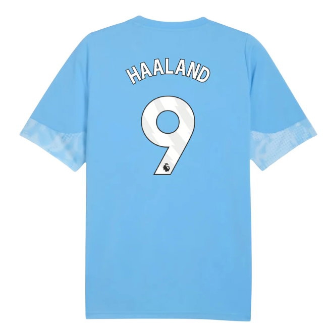 2025-2026 Man City Training Jersey (Light Blue) (Haaland 9) — Buy Now