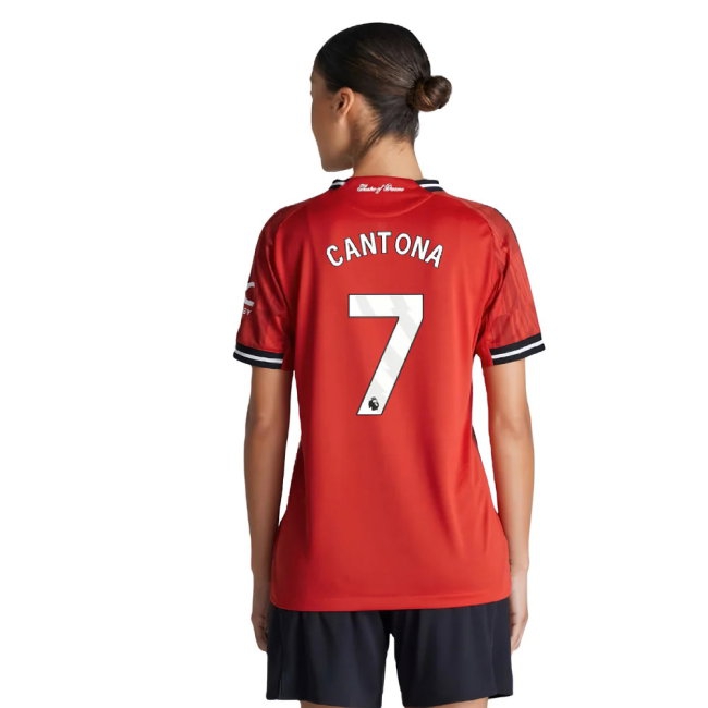 2025-2026 Man Utd Player Version Home Shirt (Womens) (Cantona 7) — Buy Online