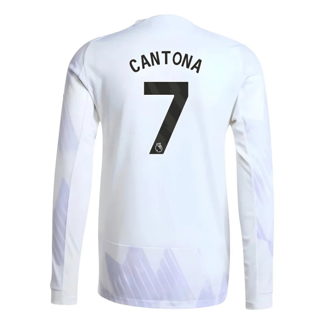 2025-2026 Man Utd Player Version Long Sleeve Away Shirt (Cantona 7) — Shop Online
