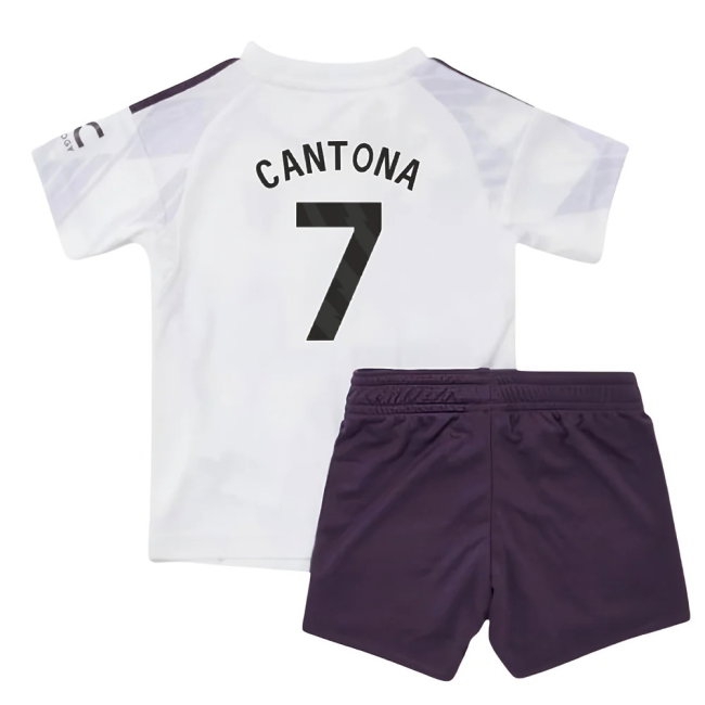2025-2026 Man Utd Away Baby Kit (Cantona 7) — Buy Online