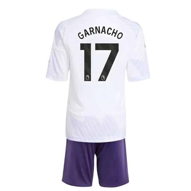 2025-2026 Man Utd Away Mini Kit (Garnacho 17) — Shop Now
